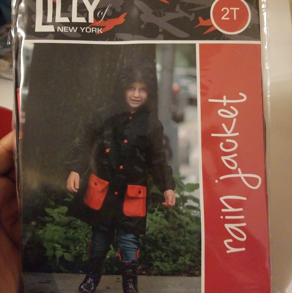 LILLY OF NEW YORK TODDLER RAIN JACKET SZ 2T NEW